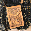 LC-ADBGZ750A Cellphone Holder Genuine Western Leather Women Bag