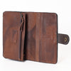 ADBGA397 American Darling Hand Tooled Floral Carved Genuine Leather Clutch Bag