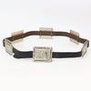 ADBLA101 Hand tooled Authentic German Silver Concho Belt