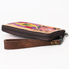 ADBG1189 American Darling Western Organizer Bag Hand Tooled Leather Saddle Blanket