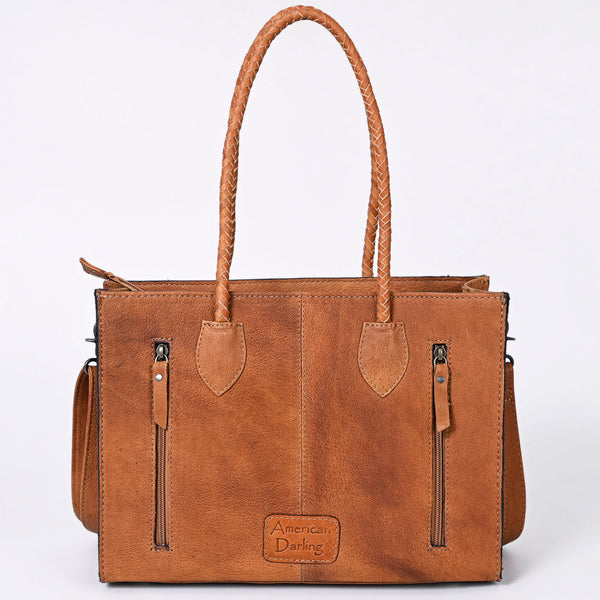 ADBG1158 American Darling Floral Tooled Leather Tote -Western Crossbody Bag