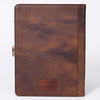 ADBG1040 American Darling Hand-Tooled Floral Genuine Leather Western Portfolio Bag