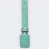 ADBLF214 Aqua Turquoise Hand-Tooled Leather Belt with Floral Design
