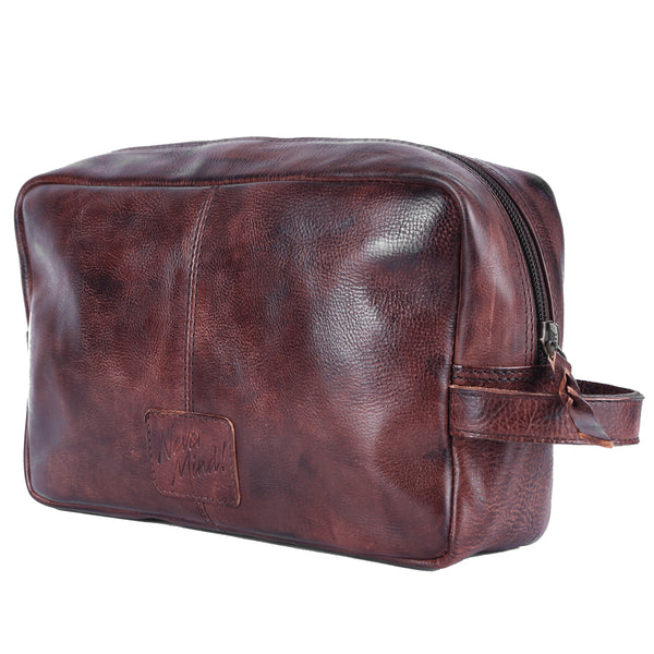 LC-NMBGM137 Toiletry Genuine Leather women bag western Bag
