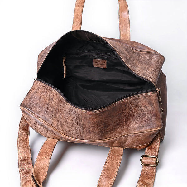 NMBGM142 Duffel Genuine Leather Women Bag Western Handbag