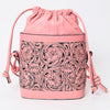 LC-ADBGZ765B Bucket Genuine Western Leather Women Bag