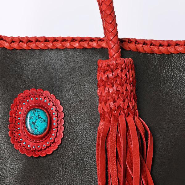 LC-ADBGM274 Tote Genuine Western Leather Women Bag