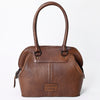 ADBG1198 American Darling Western Hand Tooled Leather Tote Bag Genuine Leather