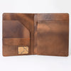 ADBG1040 American Darling Crocodile Embossed Genuine Leather Western Portfolio Bag