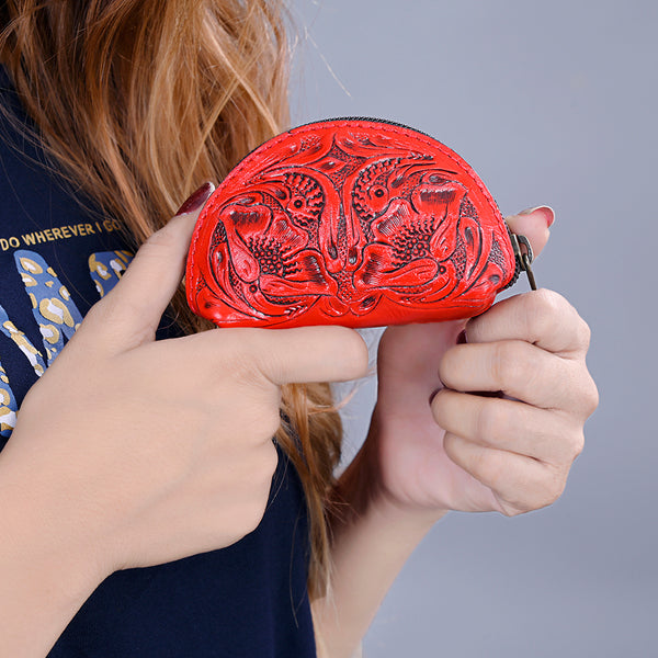 ADBG1205 American Darling Hand Tooled Genuine Leather Western Sunglass Case