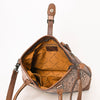 ADBG1213 American Darling Western Hand-Tooled Genuine Leather Tote Bag -Floral Carved Designer Handbag
