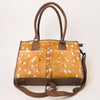 ADBG1215 American Darling Hair-On Cowhide Genuine Western Leather Tote Shoulder Bag