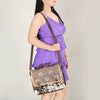 ADBGA423 American Darling Hand Tooled Hair-On Cowhide Genuine Leather Briefcase