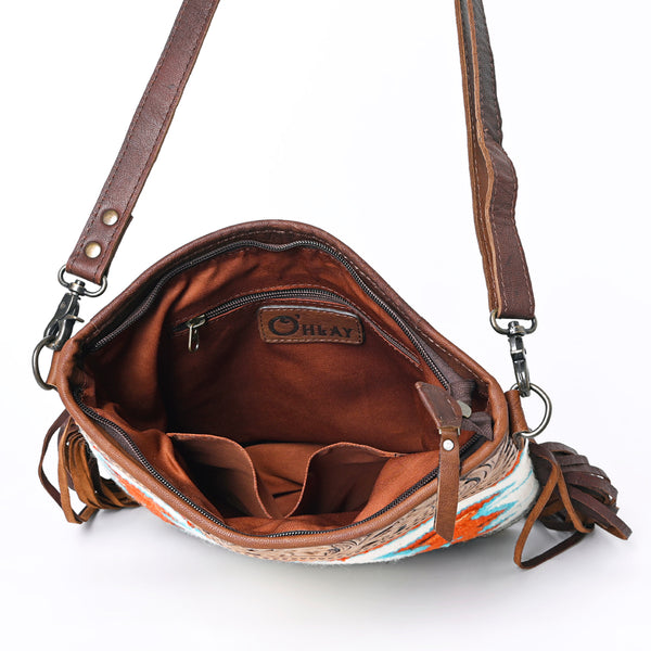 KBG283 Crossbody Genuine Leather women bag western Bag