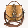 ADBG1221 American Darling Hair-On Cowhide Genuine Leather Western Crossbody Bag