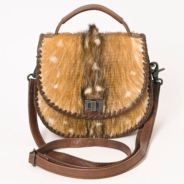 ADBG1221 American Darling Hair-On Cowhide Genuine Leather Western Crossbody Bag