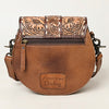 ADBG1222 American Darling Hand-Tooled Hair-On Cowhide Genuine Leather Western Crossbody Bag