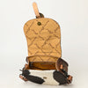ADBG1222 American Darling Hand-Tooled Hair-On Cowhide Genuine Leather Western Crossbody Bag