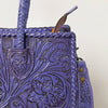 ADBG1131 American Darling Hand Tooled Leather Tote Bag -Western Floral Carved Purse