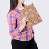 ADBG1243 American Darling Western Hand-Tooled Genuine Leather Portfolio Folder - Artisan Crafted Document Holder