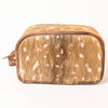ADBG1254 American Darling Western Hair-On Cowhide Jewelry Bag in Genuine Leather