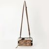 ADBG1288 American Darling Hair-On Cowhide & Hand-Tooled Organizer Crossbody Bag| Western Crossbody Clutch