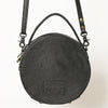 ADBG1188 American Darling Western Tooled Leather Canteen Bag Floral Carved Inlay