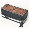 ADBGA453 American Darling Floral Tooled Leather Cowhide Jewelry Accessory Case