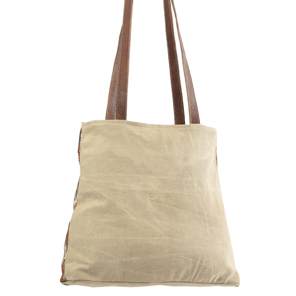 LC-OHV111 Weekender Upcycled Canvas Ladies Bag
