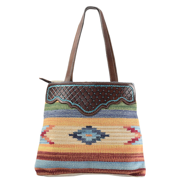 OHV112 Tote Upcycled Canvas Ladies Bag