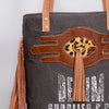 LC-OHV122 Weekender Upcycled Canvas Ladies Bag