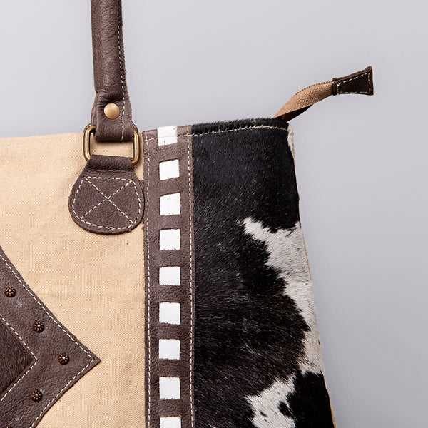 LC-OHV128 Tote Upcycled Canvas Ladies Bag