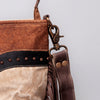 LC-OHV129 Large Crossbody Upcycled Canvas Ladies Bag