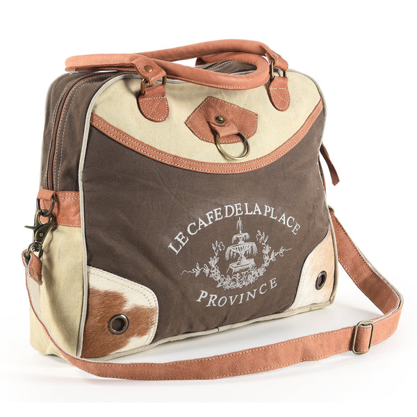 LC-OHV148 Weekender Upcycled Canvas Ladies Bag
