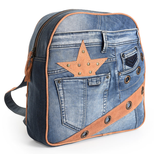 LC-OHV149 Weekender Upcycled Canvas Ladies Bag