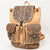 ADBG1306 American Darling Hand Tooled Leather Backpack -Floral Carved Travel Bag