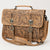 ADBG1307 American Darling Tooled Leather Briefcase -Floral Carved Messenger Bag