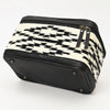 ADBG1320 American Darling Hand-Woven Saddle Blanket & Genuine Leather Western Jewelry Case