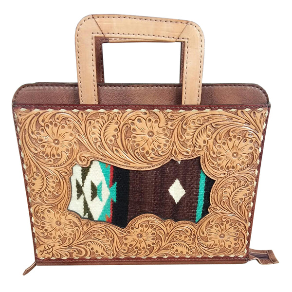 GIBGX1377-Briefcase Genuine Western Leather Women Bag