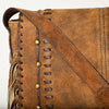 ADBGA502 American Darling Western Leather Cross body Bag Braided Fringe Genuine Leather