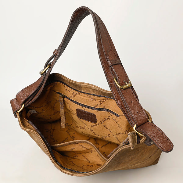 ADBGA504 American Darling Western Leather Hobo Bag Genuine Full Grain Leather