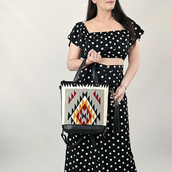 LC-ADBGA485 Tote Genuine Western Leather Women Bag