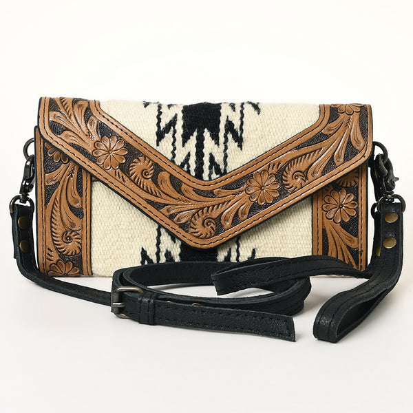 ADBG906 American Darling Handcrafted Hand Tooled Leather Saddle Blanket Envelope