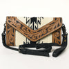 ADBG906 American Darling Handcrafted Hand Tooled Leather Saddle Blanket Envelope