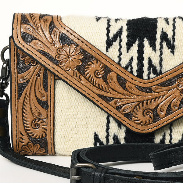 ADBG906 American Darling Handcrafted Hand Tooled Leather Saddle Blanket Envelope