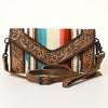 ADBG906 American Darling Handcrafted Hand Tooled Leather Saddle Blanket Envelope