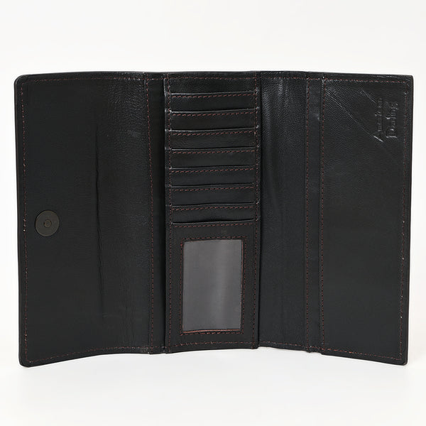 LC-ADBGZ790A Wallet Genuine Western Leather Women Bag