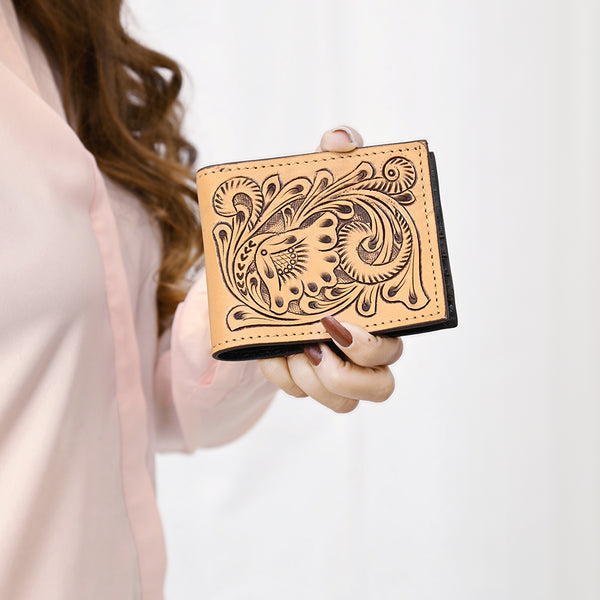 LC-ADBGZ791A Wallet Genuine Western Leather Women Bag
