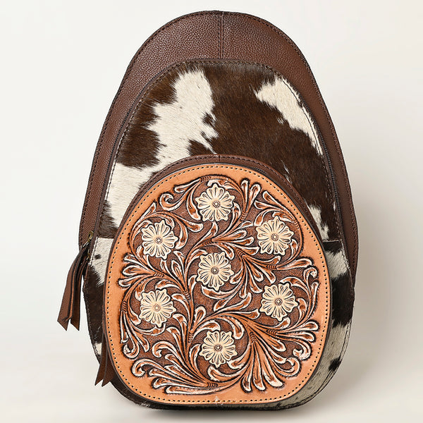 ADBGA508 American Darling Western Leather Backpack Hand Tooled Cowhide Purse