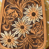 ADBG1146 American Darling Floral Hand Tooled Bag -Hair on Cowhide Sling